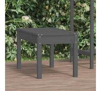 vidaXL Tuinbank 80x44x45 cm massief grenenhout grijs823999 G