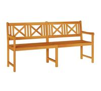 vidaXL Banc de Jardin Marron 180 x 56 x 90 cm Bois d'acacia Massif, Banc en Acacia pour Jardin, mobilier Moderne, détente sur Porche et terrasse extérieur.