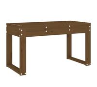 vidaXL Banc de Jardin Marron Miel 80x38x45 cm Bois de pin Massif