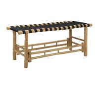 vidaXL Banc de Jardin Naturel 110 x 38 x 40 cm Bambou, Espaces Artistiques, Rectangulaire, Design Moderne pour Bureaux, Maisons et Espaces Publics, Un Guide Complet