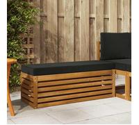 vidaXL Banc de jardin pliant Bois d'Acacia Massif Naturel 900692
