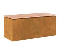 Vidaxl Banc De Jardin Rouillé 100 X 40 X 43 Cm