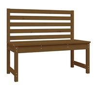 Banc de Jardin Siège Terrasse Extérieur Marron Bois Massif de Douglas vidaXL