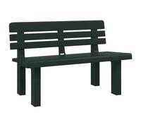 vidaXL Banc de Jardin Vert 110x52x71 cm polypropylène