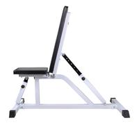 vidaXL Banc de musculation avec ensemble d'haltères longs et courts 60,5 kg