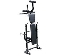 vidaXL Banc de musculation noir