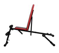 vidaXL Banc de musculation réglable avec ensemble d'haltères longs et courts 60,5 kg