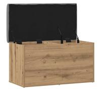 vidaXL Banc de rangement Chêne artisanal 82x42x45 cm Bois d'ingénierie