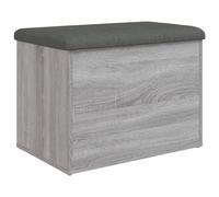 vidaXL Banc de rangement sonoma gris 62x42x45 cm bois d'ingénierie 835045