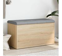 Vidaxl Banc De Rangement Chêne Sonoma 82x42x45 Cm Bois D'ingénierie Marron