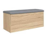 Banc de rangement sonoma gris 42x42x45 cm bois d'ingénierie vidaXL