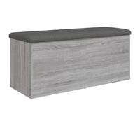vidaXL Banc de Rangement, Coffre de Rangement avec Coussin, Organisateur de Vêtements Jouets Couloir Salon, Moderne, Sonoma 835059
