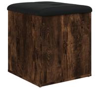 vidaXL Banc de Rangement, Coffre de Rangement avec Coussin, Organisateur de Vêtements Jouets Couloir Salon, Moderne, Chêne 835037