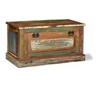 vidaXL Banc de rangement de chaussures Bois de récupération