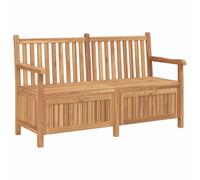 vidaXL Banc de Rangement de Jardin Marron 150 x 60 x 90 cm, Banc de Jardin et terrasse, Design Rustique, Rangement, Assise Ergonomique pour la détente en extérieur
