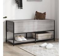 Vidaxl Banc De Rangement Sonoma Gris 100x42,5x47 Cm Bois D'ingénierie Multicolore