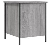 Banc de rangement chêne fumé 40x42,5x50 cm bois d'ingénierie banc vidaXL