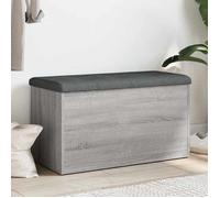 vidaXL Banc de rangement sonoma gris 82x42x45 cm Bois d'ingénierie 835052
