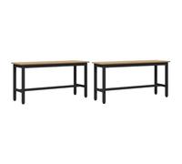 vidaXL Banc de Salle à Manger 100 x 32,5 x 48,5 cm 2 pc