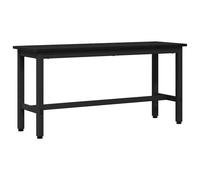 vidaXL Banc de salle à manger Chêne noir 100 x 32,5 x 48,5 cm