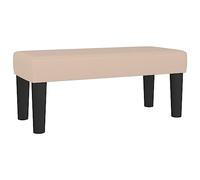 vidaXL Banc de salle de séjour, salon, couloir, entrée, décoration décoration, chambre, terrasse, balcon, cuir synthétique, couleur cappuccino