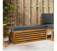 Unité de canapé sectionnel Bois d'Acacia Massif Banc extérieur d'été vidaXL vida