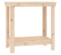 vidaXL Banc de travail 80x50x80 cm Bois de pin massif