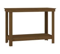 Banc de travail Marron miel 110x50x80 cm Bois de pin massif