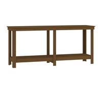 vidaXL Banc de travail Marron miel 180x50x80 cm Bois de pin massif