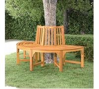 vidaXL Banc demi-circulaire tour d'arbre Ø160cm bois massif eucalyptus 319423