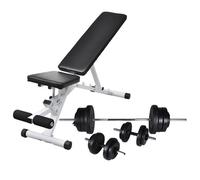 Trainingsbank met halterset 60,5 kg275347