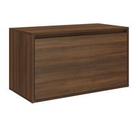 Vidaxl Banc D'entrée 80x40x45 Cm Chêne Marron Bois D'ingénierie Marron