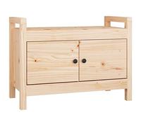 vidaXL Banc d'entrée 80x40x60 cm Bois de pin massif 821779