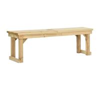 vidaXL Banc de jardin 140 cm Bois de pin imprégné Marron G