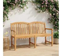 vidaXL Banc en Bois Sculpté en Rose Naturel 150 x 60,5 x 95 cm