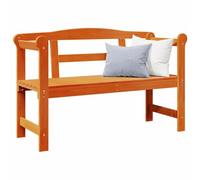 vidaXL Banc d'extérieur Acacia 119 x 76 x 44 cm Bois massif pin Marron avec rangement