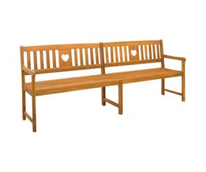 vidaXL Banc extérieur 4 -Places 220 x 56 x 90 cm Bois d'Acacia Massif