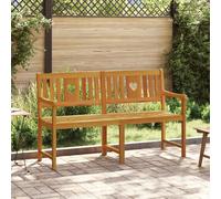 Vidaxl Banc Extérieur Naturel 150 X 55,5 X 90 Cm Bois D'acacia Massif