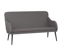 vidaXL Banc Gris 110x76x80 cm Similicuir