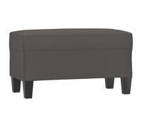 vidaXL Banc Gris 70x35x41 cm Similicuir