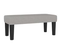 Banc Gris clair 70x30x30 cm Tissu gris clair G