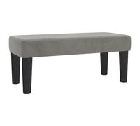 Banc Velours Banquette Banc de Bout de Lit Multicolore Multi-taille vidaXL