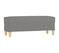 vidaXL Banc Gris foncé 100x35x41 cm Tissu