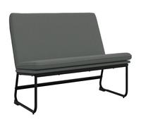 Vidaxl Banc Gris Foncé 100x75x76 Cm Tissu Gris