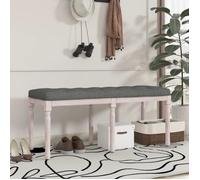 Vidaxl Banc Gris Foncé 110x40x49 Cm Tissu Gris