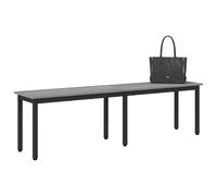 vidaXL Banc Gris Sonoma 160 x 35 x 45 cm Bois d'ingénierie, Salon, Rectangulaire, Moderne, Durabilité, Solutions de sièges pour Le Confort, Le Style, la fonctionnalité et Un Design Contemporain
