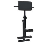 Vidaxl Banc Hyperextension 120 Kg Pliable Et Ajustable En Acier