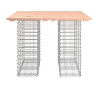 Vidaxl Banc Jardin Design Gabion 100x102x72 Cm Bois Massif De Douglas