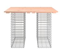 Vidaxl Banc Jardin Design Gabion 100x102x72 Cm Bois Massif De Douglas