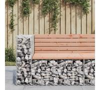 Vidaxl Banc Jardin Design Gabion 92x71x65,5 Cm Bois Massif De Douglas